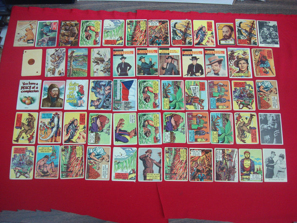Vintage Trading Card Lot of 56 - Movies, TV, Comedy & History