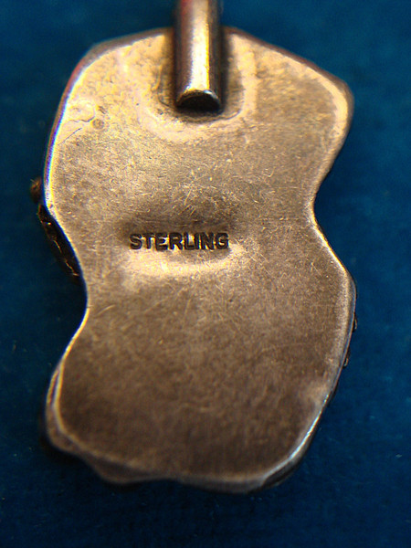 Vintage Navajo Sterling Silver Pendant with Coral & Turquoise - Unique Southwestern Jewelry