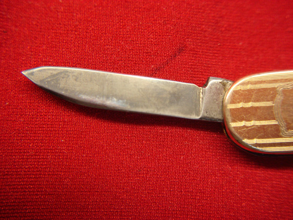 Vintage J.C. & Co. Two Blade Vest/Watch Chain Knife - Excellent Condition, GF Panels