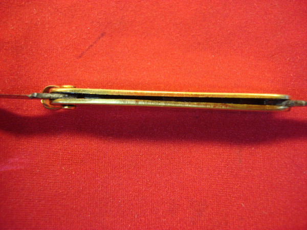 Vintage J.C. & Co. Two Blade Vest/Watch Chain Knife - Excellent Condition, GF Panels