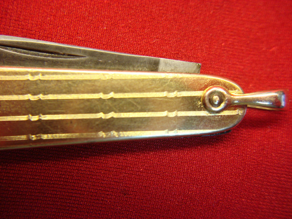 Vintage J.C. & Co. Two Blade Vest/Watch Chain Knife - Excellent Condition, GF Panels