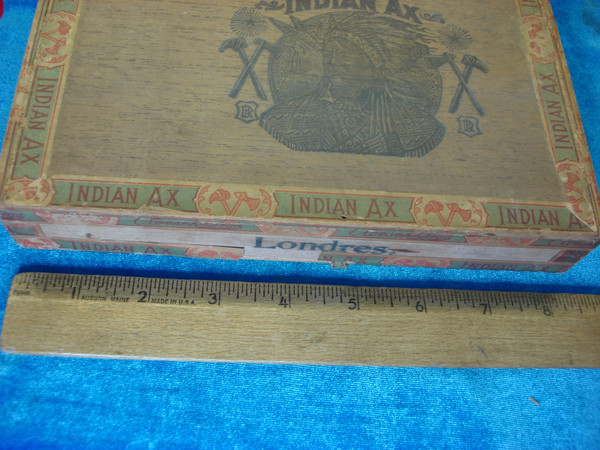 Antique Roesch Bros. Wooden Cigar Box - 1890s Pottstown PA - Excellent Condition