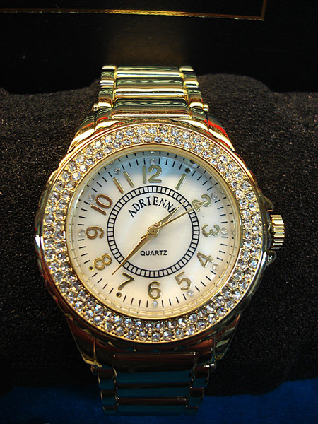 Adrienne Quartz Wristwatch with 3 Interchangeable Bracelets - New in Box