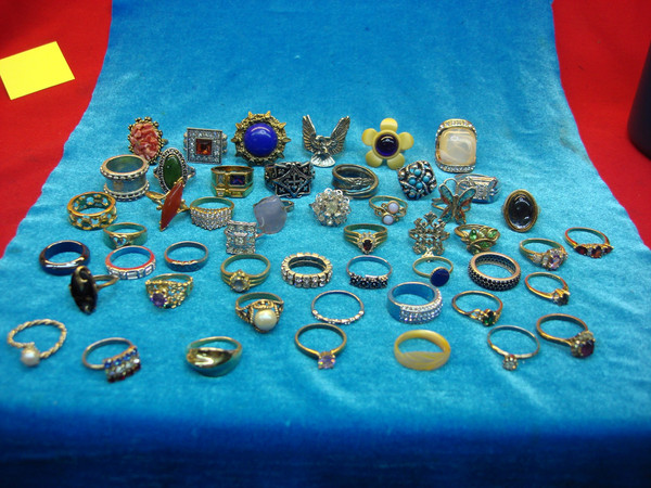 Vintage & Modern Ring Lot of 50 - Estate Jewelry Collection, Rare Finds