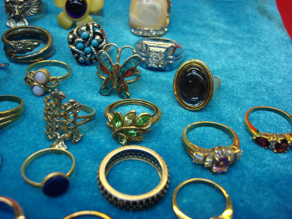 Vintage & Modern Ring Lot of 50 - Estate Jewelry Collection, Rare Finds