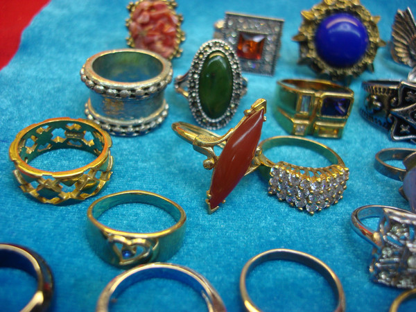Vintage & Modern Ring Lot of 50 - Estate Jewelry Collection, Rare Finds
