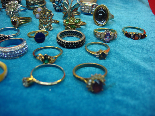 Vintage & Modern Ring Lot of 50 - Estate Jewelry Collection, Rare Finds