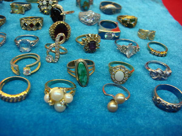 50 Vintage & Modern Estate Rings Lot - Rare Collection, Under $3 Each