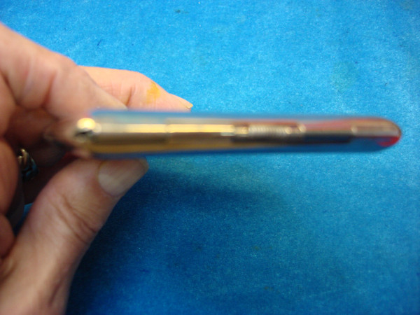 Vintage Engraved Cigarette Case - Oriental Mountain Scene, Stainless Steel or Nickel