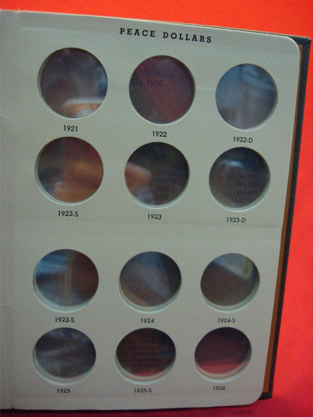 DANSSCO #7175 Peace Dollars Album (2 Pages) - Like New Condition