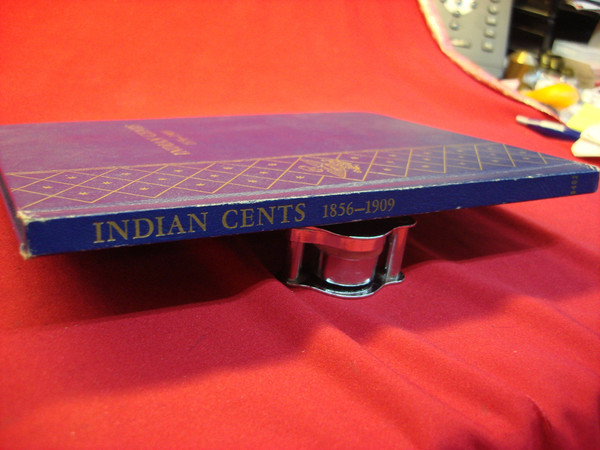 Whitman Classic Album #9402 - Indian Head Cents 1856-1909 - Vintage Coin Storage, Good Condition