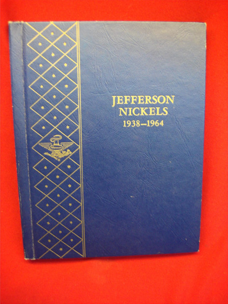 Whitman Classic Album #9410 - Jefferson Nickel Collection 1938-1964 (P-D-S) - Used