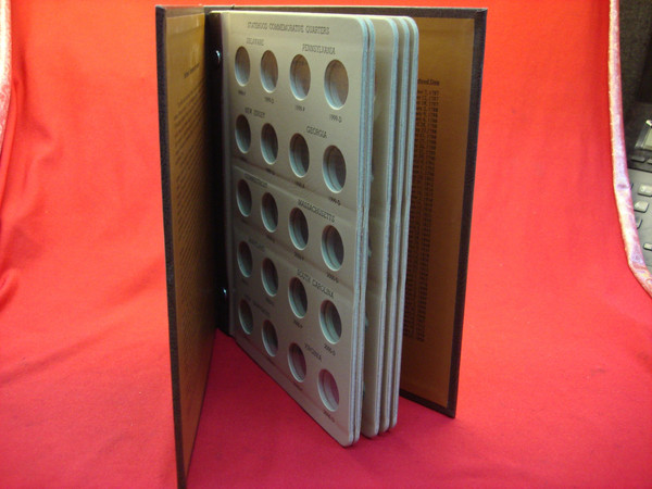DANSCO Washington Quarters Statehood Album (1999-2003) - 5 Page Coin Display Album