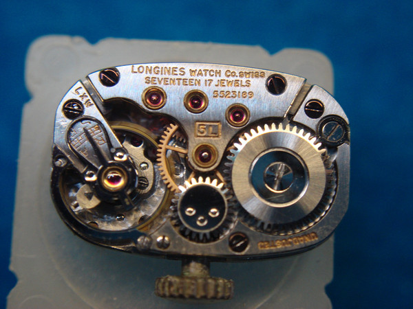 Vintage Longines Ladies Wristwatch, 10K White Gold Case & 17 Jewel Movement - Engraved Back