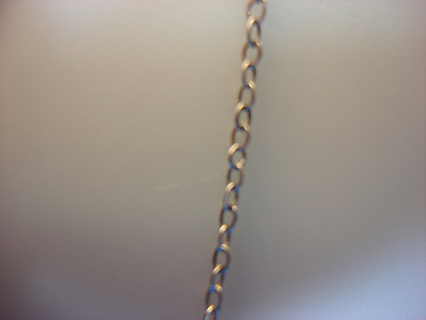 Sterling Silver Double Heart Diamond Pendant Necklace - Pre-Owned, Excellent Condition