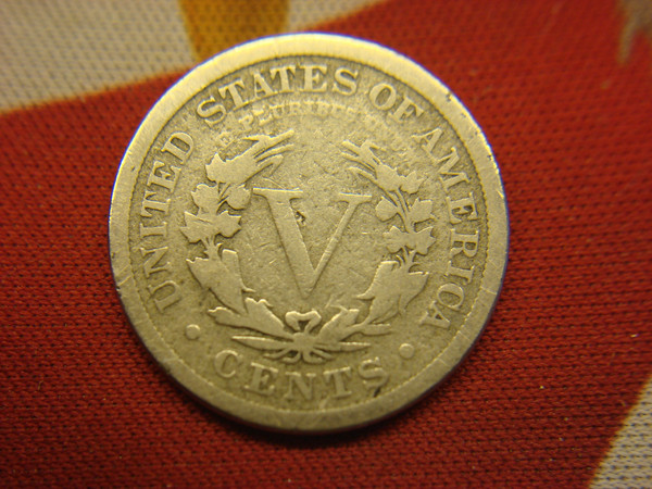 1887 Liberty Head'V' Nickel - Original Surface, Detailed Design - Estate Find