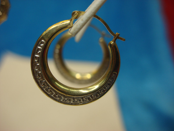 Sterling Silver & Gold Vermeil Hoop Earrings Set (3/4