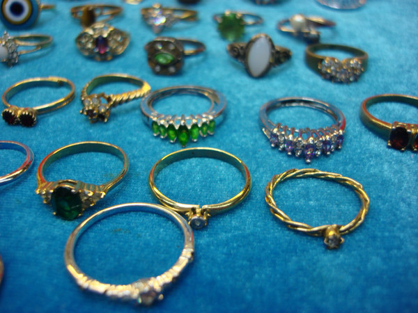 50 Vintage & Modern Estate Rings - Rare & Unique Collection, Under $3 Each!