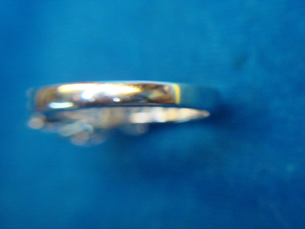 Sparkling Cubic Zirconia Sterling Silver Ring (Size 8) - Pre-Owned