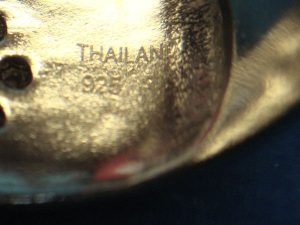 Sterling Silver Black Stone Band Ring - Size 6, Pre-Owned