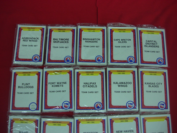 1991-92 ProCards Minor League Hockey Set (AHL & IHL) - Factory Sealed Collection of 19 Teams