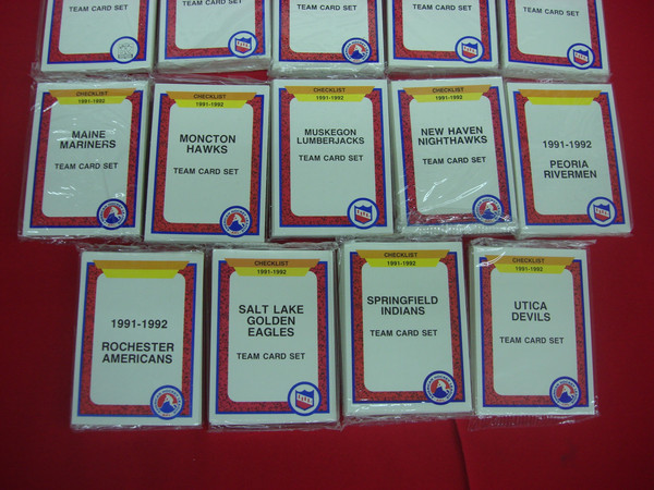 1991-92 ProCards Minor League Hockey Set (AHL & IHL) - Factory Sealed Collection of 19 Teams