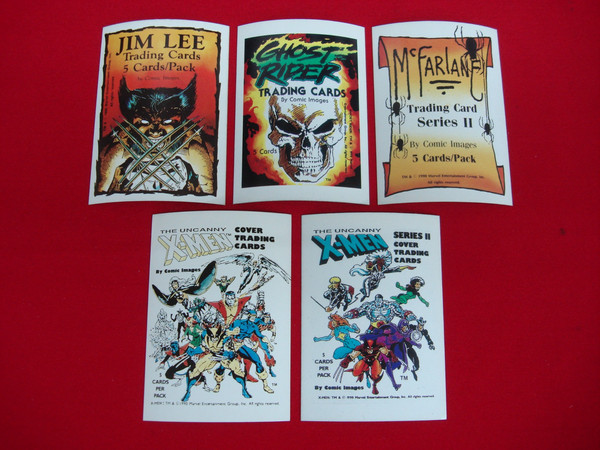 Vintage 1990 Marvel Comic Stickers - Ghost Rider, McFarlane, Jim Lee & X-Men
