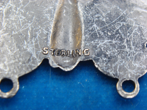 Vintage Sterling Silver U.S. Army Air Force Technician Badge - Pinback