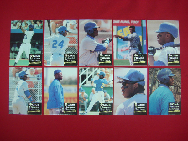 1992 Front Row Clubhouse Series Ken Griffey Jr. 10-Card Set + Holo #1 (Seattle Mariners, Baseball Cards)