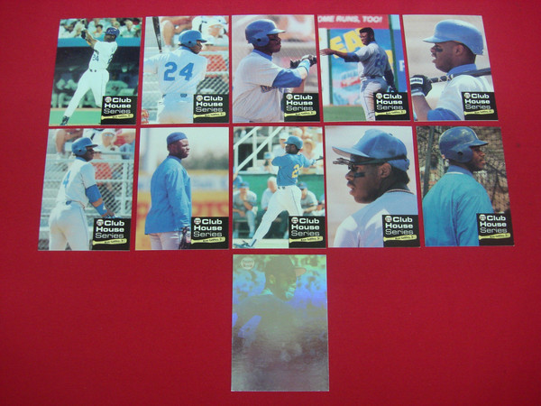 1992 Front Row Clubhouse Series Ken Griffey Jr. 10-Card Set + Holo #1 (Seattle Mariners, Baseball Cards)