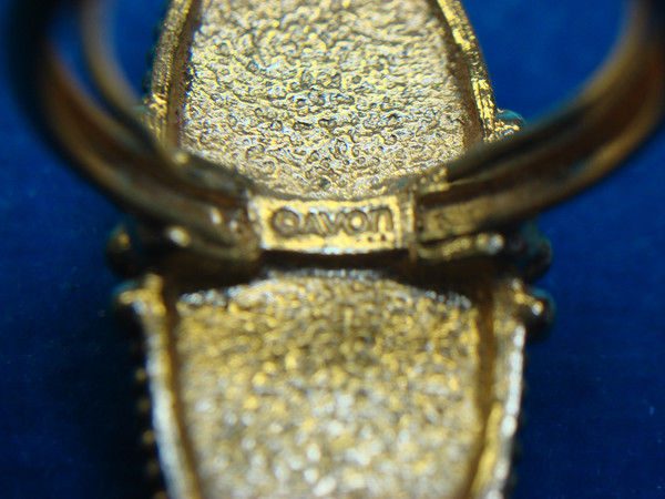 Vintage Avon Shimmering Sands Ring - Retired 70s Design, Adjustable Size 6-7.5