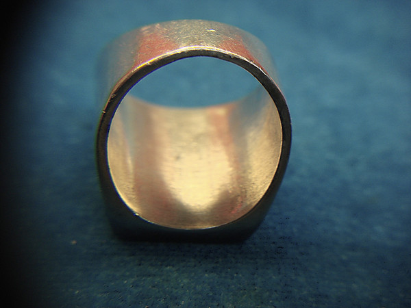 Authentic Vintage Zuni Sterling Silver Ring (Size 9) - Heavy & Unique