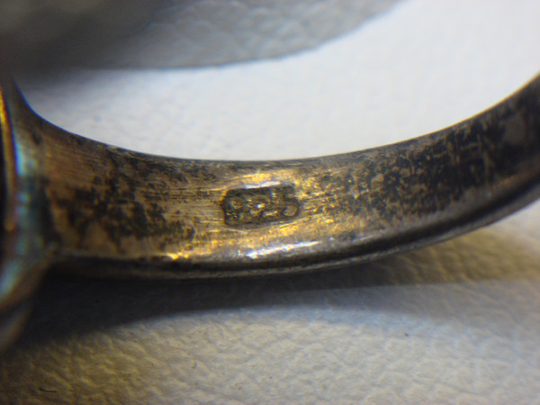 Vintage Sterling Silver Amethyst & Marcasite Ring (Size 7 1/2) - Heavy Statement Piece