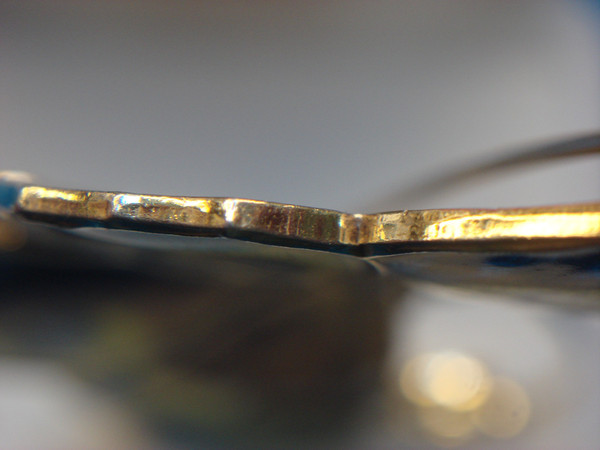 David Andersen Sterling Silver Butterfly Brooch Pin - Multicolor Enamel, Pre-Owned Excellent Condition