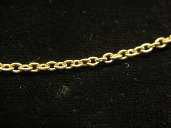Vintage Gold Tone Pocket Watch Chain - 14.5 Inch, Classic Watch Accessory