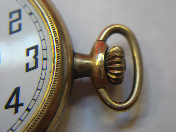 Vintage Admiral Pocket Watch by Tacy Watch Co., 6 Jewel, Gold Filled Case (Needs Restoration)