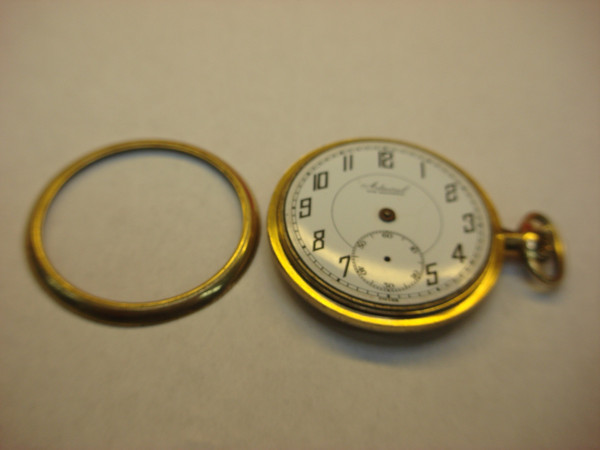 Vintage Admiral Pocket Watch by Tacy Watch Co., 6 Jewel, Gold Filled Case (Needs Restoration)