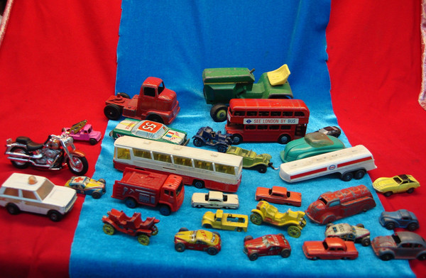 Vintage Die Cast & Tin Vehicles Lot - Parts, Restoration Projects & More