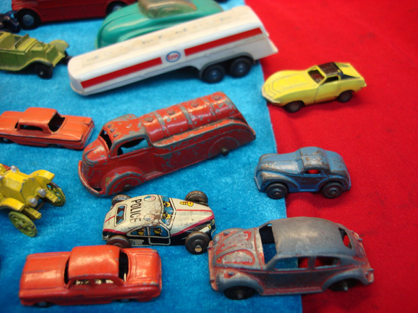 Vintage Die Cast & Tin Vehicles Lot - Parts, Restoration Projects & More