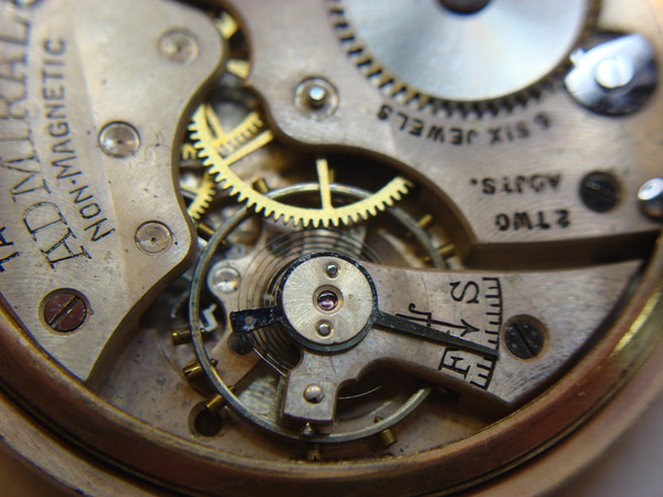 Vintage Admiral Pocket Watch by Tacy Co., Majestic G.F. Case - Restoration Project