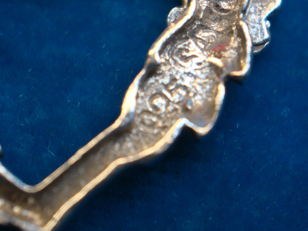 Sterling Silver Floral Heart Pendant - Elegant Pre-Owned Design