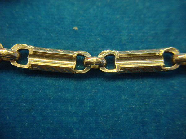 Vintage 13 Inch Silver Tone Pocket Watch Chain - Elegant Fancy Links, Excellent Condition