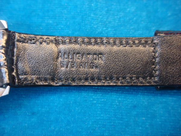 Vintage Seiko Women's Wristwatch - 17 Jewels, Stainless Steel Case & Black Alligator Band