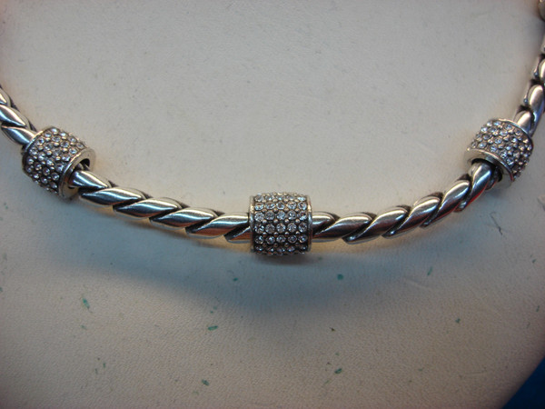 Brighton Meridan Station Heavyweight Necklace - Diamond Simulant Accents (16-18