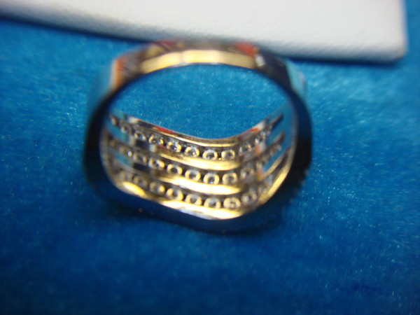 Sparkling Cubic Zirconia Ring - Silver Tone, Size 7