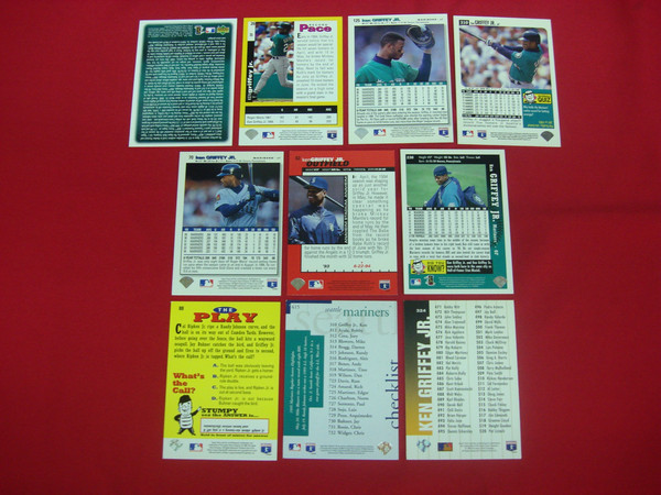 Ken Griffey Jr. Baseball Card Lot (10 Cards) - Collector's Choice, Seattle Mariners
