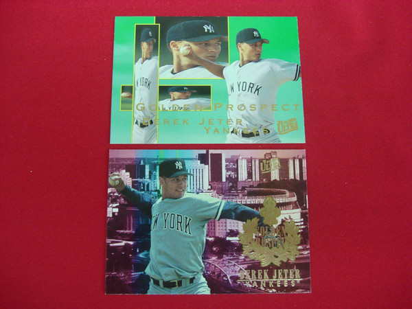Derek Jeter Fleer Ultra Golden Prospects 1995 & 1996 Baseball Card Set - NM-MT Condition