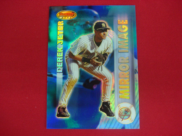 Derek Jeter & Alfonso Soriano 1997 Bowman's Best Mirror Image Refractor #M3 - PSA Graded (Condition Details In Photos)