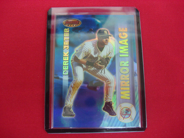 Derek Jeter & Alfonso Soriano 1997 Bowman's Best Mirror Image Refractor #M3 - PSA Graded (Condition Details In Photos)
