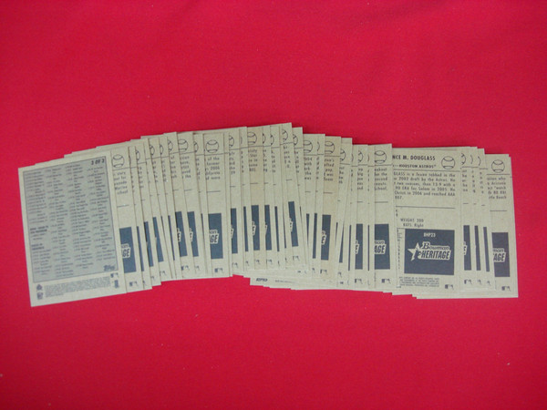 2007 Bowman Heritage Prospects Baseball Card Set (39/100) - Rare & Collectible